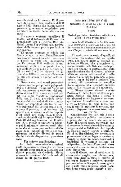 La Corte suprema di Roma raccolta periodica delle sentenze della Corte di cassazione di Roma