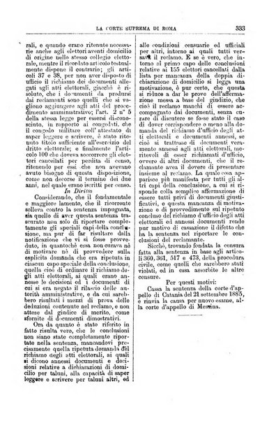 La Corte suprema di Roma raccolta periodica delle sentenze della Corte di cassazione di Roma