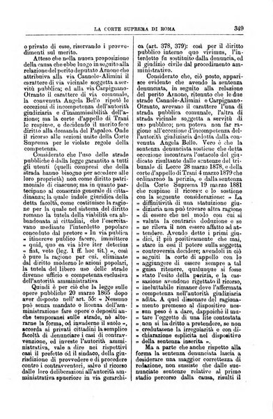 La Corte suprema di Roma raccolta periodica delle sentenze della Corte di cassazione di Roma