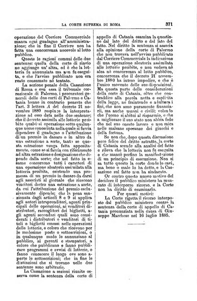 La Corte suprema di Roma raccolta periodica delle sentenze della Corte di cassazione di Roma