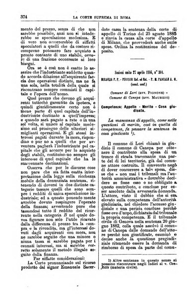 La Corte suprema di Roma raccolta periodica delle sentenze della Corte di cassazione di Roma