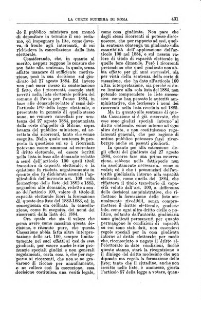 La Corte suprema di Roma raccolta periodica delle sentenze della Corte di cassazione di Roma