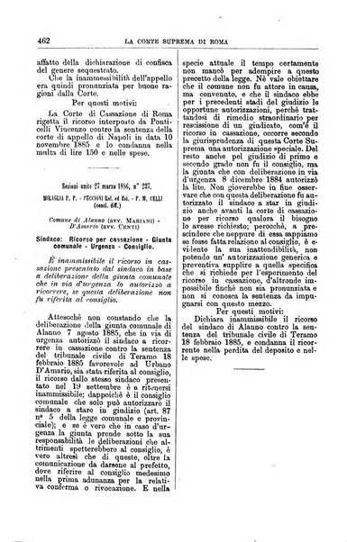 La Corte suprema di Roma raccolta periodica delle sentenze della Corte di cassazione di Roma