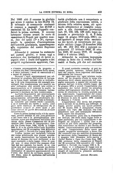 La Corte suprema di Roma raccolta periodica delle sentenze della Corte di cassazione di Roma