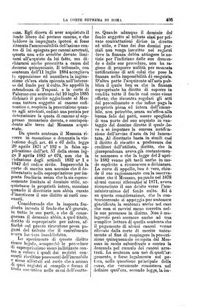 La Corte suprema di Roma raccolta periodica delle sentenze della Corte di cassazione di Roma