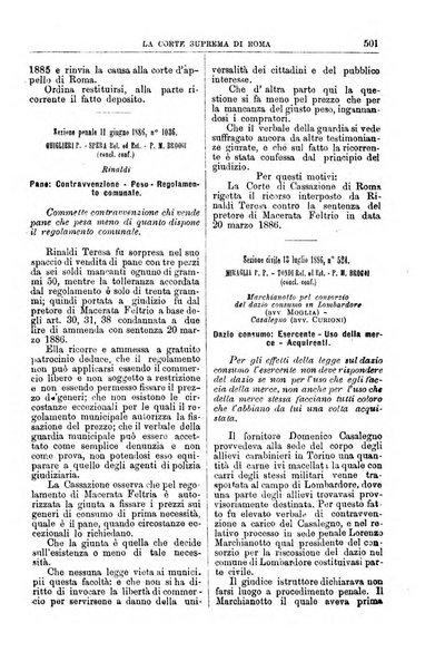 La Corte suprema di Roma raccolta periodica delle sentenze della Corte di cassazione di Roma