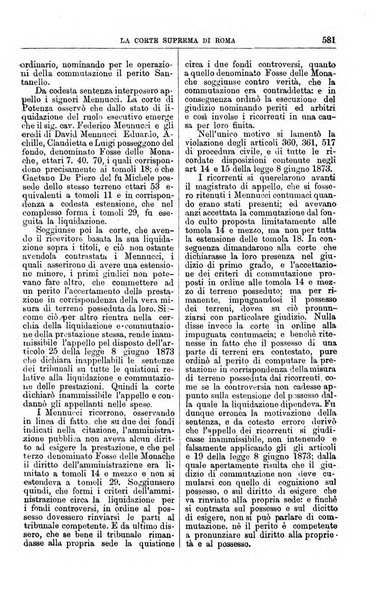 La Corte suprema di Roma raccolta periodica delle sentenze della Corte di cassazione di Roma