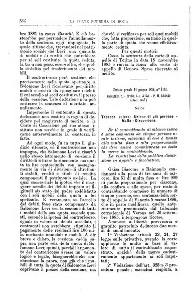 La Corte suprema di Roma raccolta periodica delle sentenze della Corte di cassazione di Roma