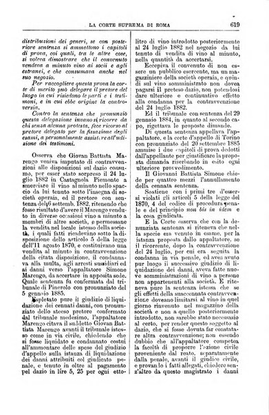 La Corte suprema di Roma raccolta periodica delle sentenze della Corte di cassazione di Roma