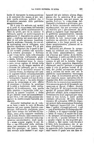 La Corte suprema di Roma raccolta periodica delle sentenze della Corte di cassazione di Roma