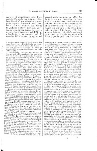 La Corte suprema di Roma raccolta periodica delle sentenze della Corte di cassazione di Roma