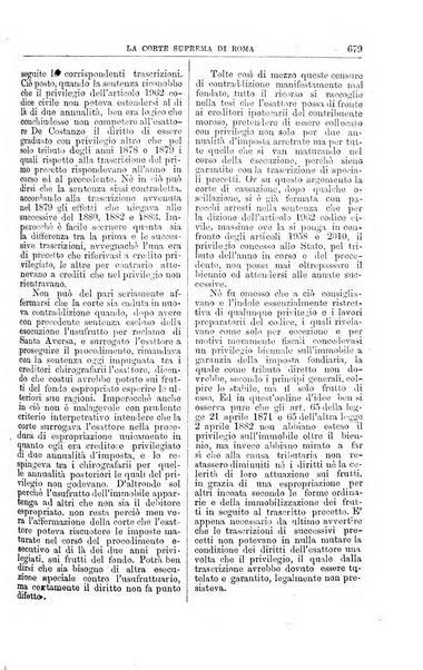 La Corte suprema di Roma raccolta periodica delle sentenze della Corte di cassazione di Roma