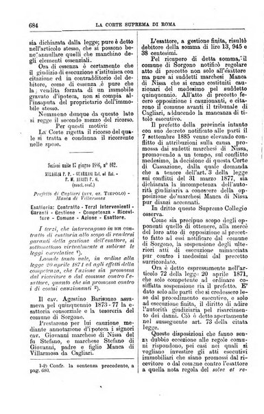 La Corte suprema di Roma raccolta periodica delle sentenze della Corte di cassazione di Roma