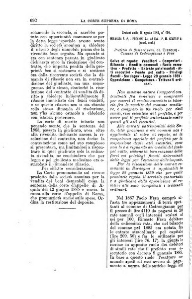 La Corte suprema di Roma raccolta periodica delle sentenze della Corte di cassazione di Roma