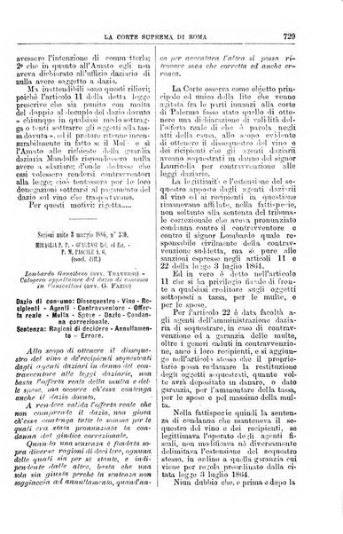 La Corte suprema di Roma raccolta periodica delle sentenze della Corte di cassazione di Roma