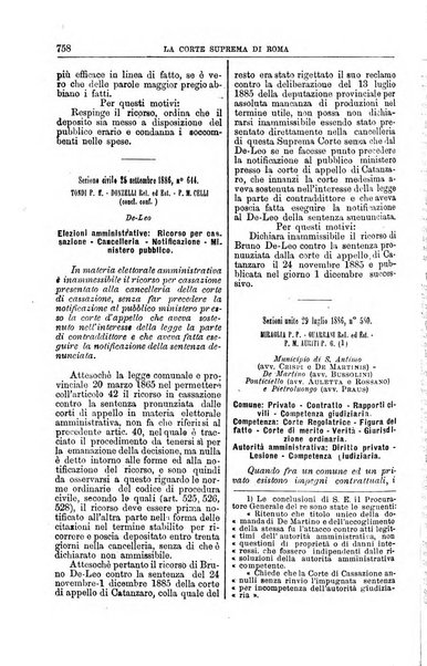 La Corte suprema di Roma raccolta periodica delle sentenze della Corte di cassazione di Roma