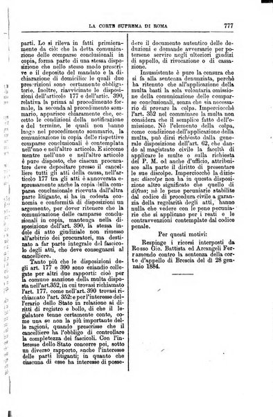 La Corte suprema di Roma raccolta periodica delle sentenze della Corte di cassazione di Roma