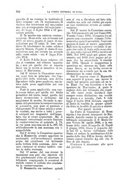 La Corte suprema di Roma raccolta periodica delle sentenze della Corte di cassazione di Roma