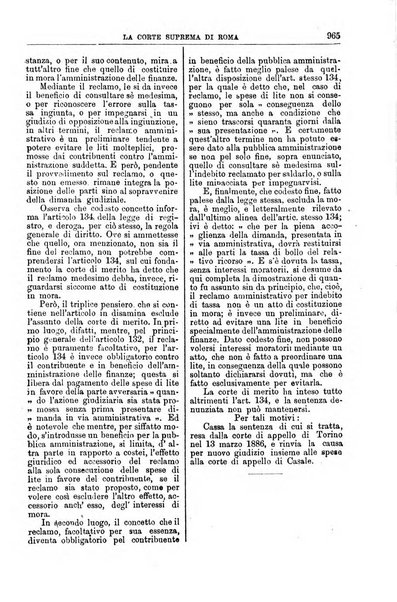 La Corte suprema di Roma raccolta periodica delle sentenze della Corte di cassazione di Roma