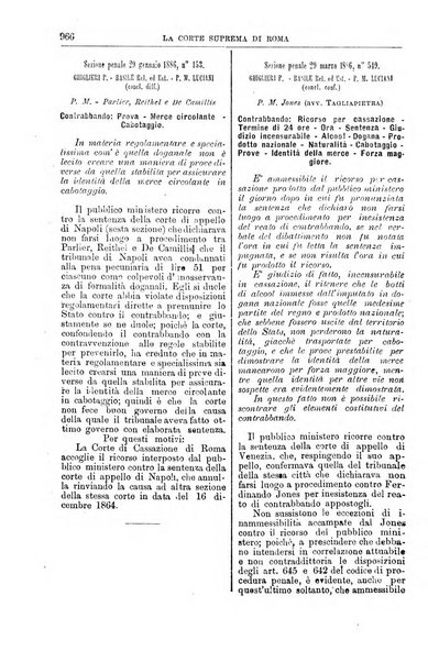 La Corte suprema di Roma raccolta periodica delle sentenze della Corte di cassazione di Roma