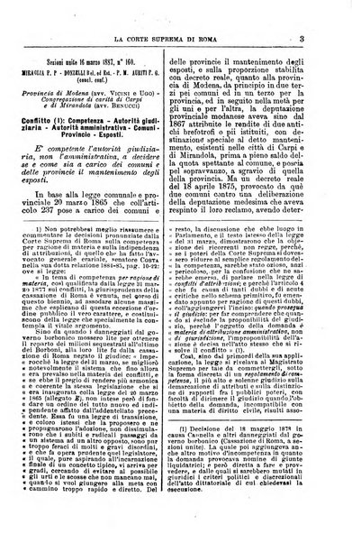 La Corte suprema di Roma raccolta periodica delle sentenze della Corte di cassazione di Roma