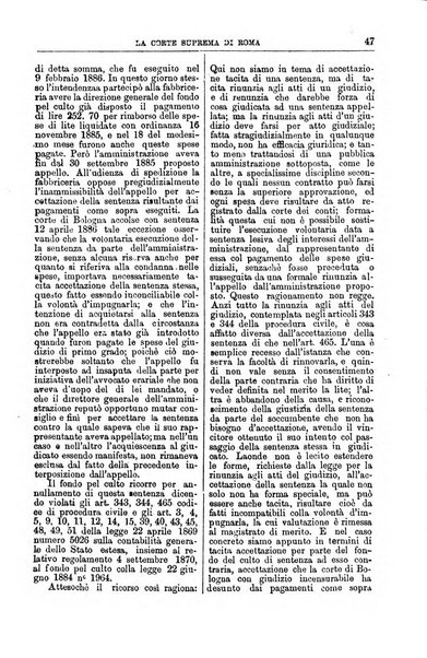 La Corte suprema di Roma raccolta periodica delle sentenze della Corte di cassazione di Roma