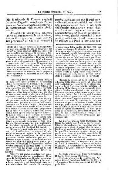 La Corte suprema di Roma raccolta periodica delle sentenze della Corte di cassazione di Roma