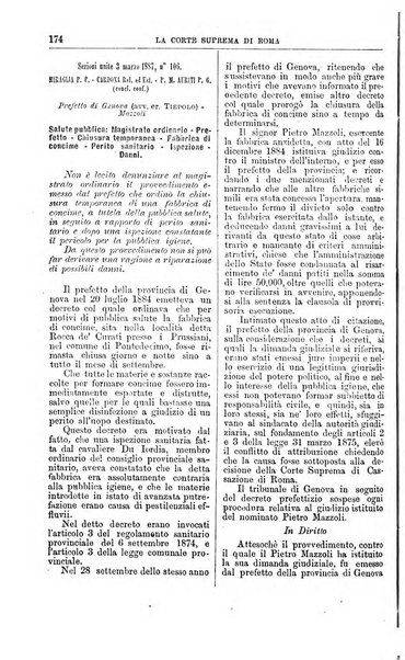 La Corte suprema di Roma raccolta periodica delle sentenze della Corte di cassazione di Roma