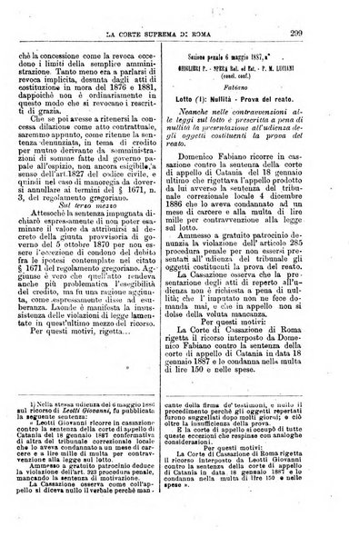 La Corte suprema di Roma raccolta periodica delle sentenze della Corte di cassazione di Roma