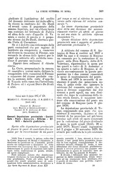 La Corte suprema di Roma raccolta periodica delle sentenze della Corte di cassazione di Roma