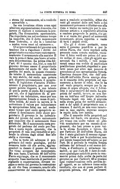 La Corte suprema di Roma raccolta periodica delle sentenze della Corte di cassazione di Roma