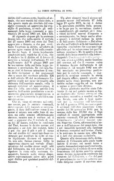 La Corte suprema di Roma raccolta periodica delle sentenze della Corte di cassazione di Roma