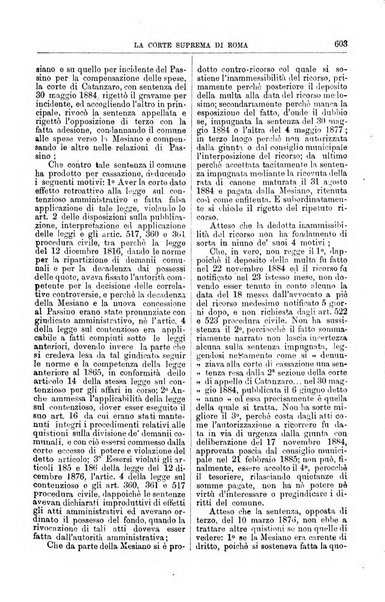 La Corte suprema di Roma raccolta periodica delle sentenze della Corte di cassazione di Roma