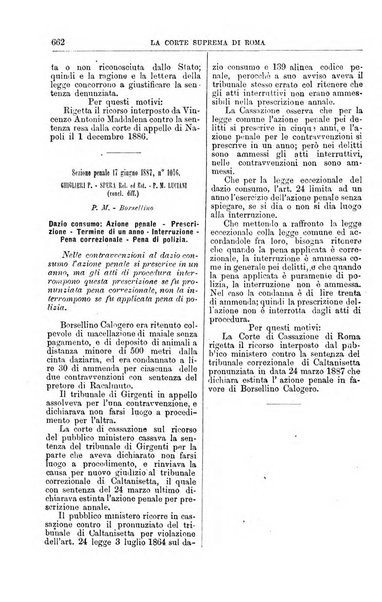 La Corte suprema di Roma raccolta periodica delle sentenze della Corte di cassazione di Roma