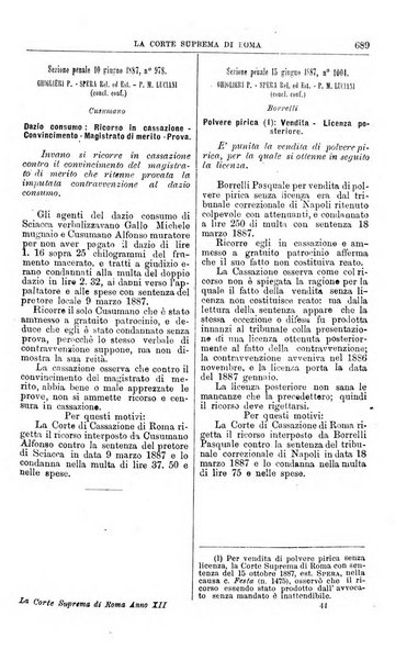 La Corte suprema di Roma raccolta periodica delle sentenze della Corte di cassazione di Roma