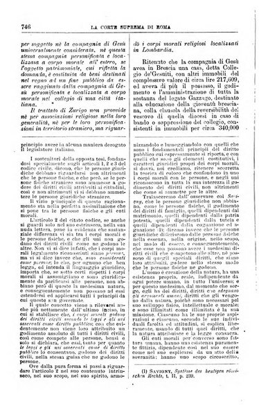 La Corte suprema di Roma raccolta periodica delle sentenze della Corte di cassazione di Roma