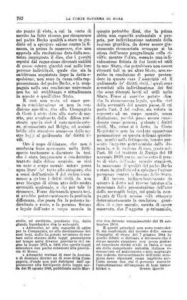 La Corte suprema di Roma raccolta periodica delle sentenze della Corte di cassazione di Roma