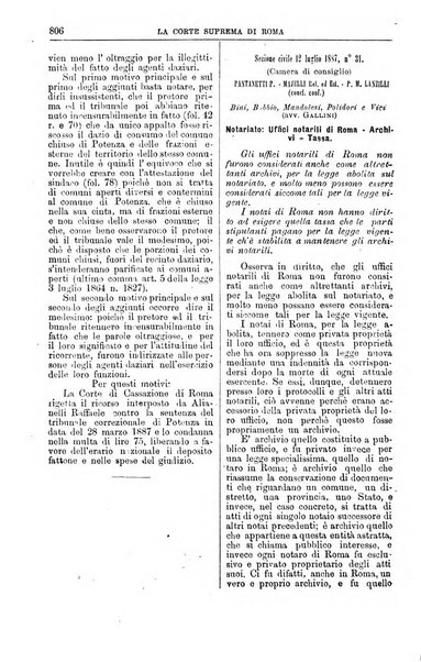 La Corte suprema di Roma raccolta periodica delle sentenze della Corte di cassazione di Roma