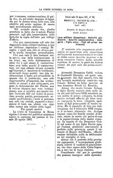 La Corte suprema di Roma raccolta periodica delle sentenze della Corte di cassazione di Roma