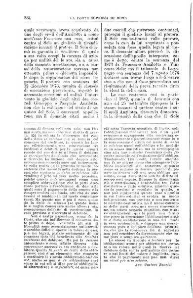 La Corte suprema di Roma raccolta periodica delle sentenze della Corte di cassazione di Roma