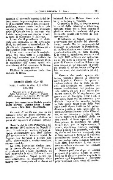 La Corte suprema di Roma raccolta periodica delle sentenze della Corte di cassazione di Roma