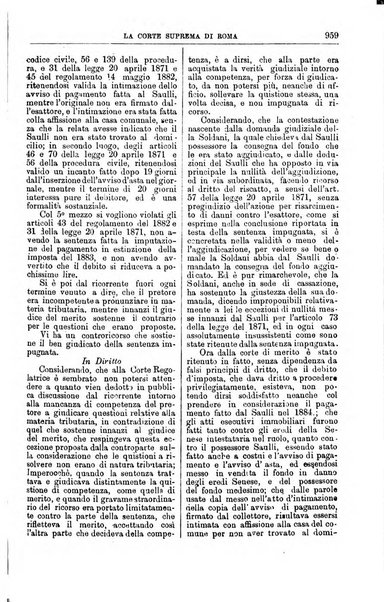 La Corte suprema di Roma raccolta periodica delle sentenze della Corte di cassazione di Roma