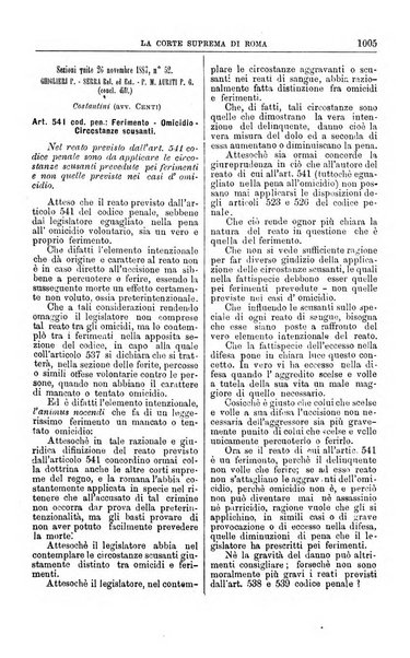 La Corte suprema di Roma raccolta periodica delle sentenze della Corte di cassazione di Roma