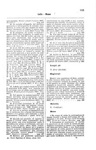 La Corte suprema di Roma raccolta periodica delle sentenze della Corte di cassazione di Roma