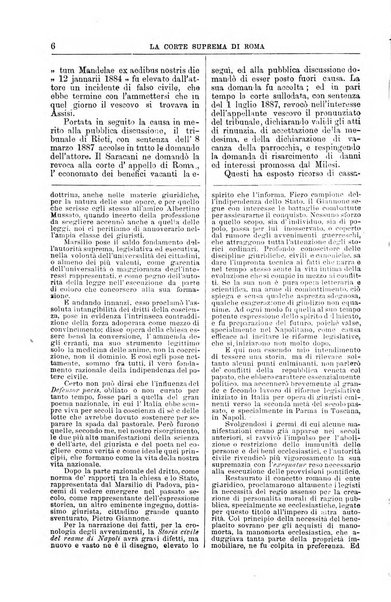 La Corte suprema di Roma raccolta periodica delle sentenze della Corte di cassazione di Roma