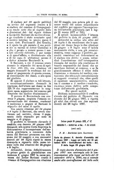 La Corte suprema di Roma raccolta periodica delle sentenze della Corte di cassazione di Roma