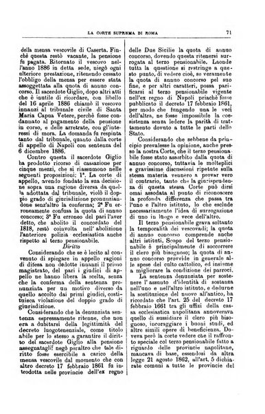 La Corte suprema di Roma raccolta periodica delle sentenze della Corte di cassazione di Roma