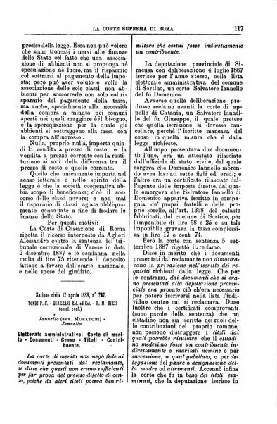 La Corte suprema di Roma raccolta periodica delle sentenze della Corte di cassazione di Roma