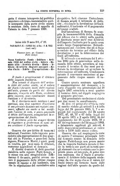 La Corte suprema di Roma raccolta periodica delle sentenze della Corte di cassazione di Roma