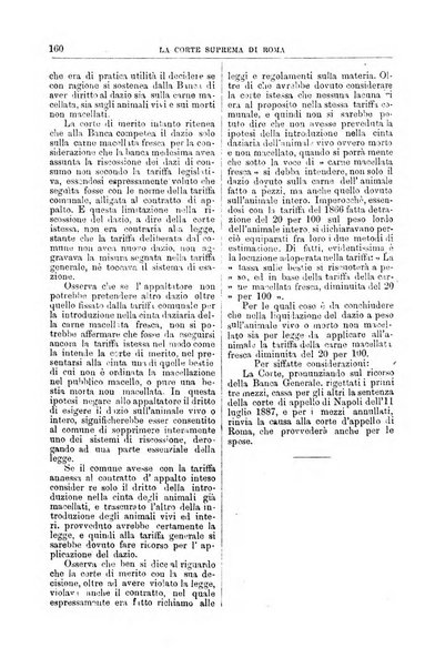 La Corte suprema di Roma raccolta periodica delle sentenze della Corte di cassazione di Roma